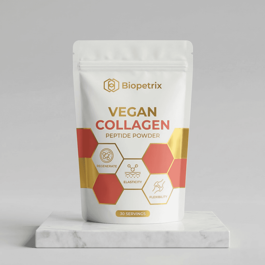 Branded flexible pouch for D2C wellness brand