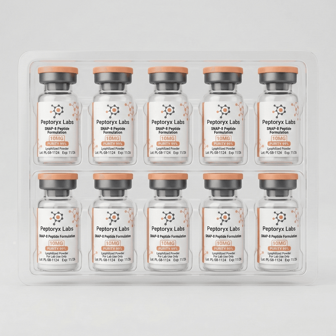 Tamper-evident sealed peptide vials