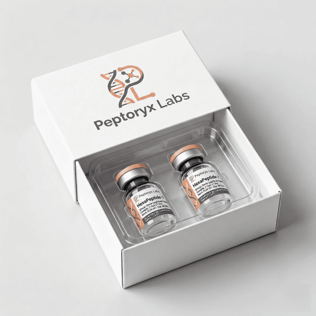 Precision-printed labels on peptide vials